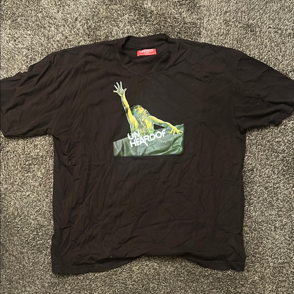 Unheardof Dark Brown Evil dead tee used Size XL